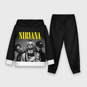 Детский костюм 3D (с толстовкой) с принтом NIRVANA в городе Новоалтайск,  |  | nirvana | nirvana smells | nirvana smells like | teen spirit | курт кобейн | нирвана | нирвана песни.