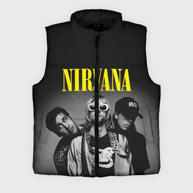Мужской жилет утепленный 3D с принтом NIRVANA в городе Новоалтайск,  |  | nirvana | nirvana smells | nirvana smells like | teen spirit | курт кобейн | нирвана | нирвана песни.