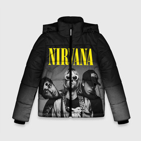 Зимняя куртка для мальчиков 3D с принтом NIRVANA в городе Новоалтайск, ткань верха — 100% полиэстер; подклад — 100% полиэстер, утеплитель — 100% полиэстер | длина ниже бедра, удлиненная спинка, воротник стойка и отстегивающийся капюшон. Есть боковые карманы с листочкой на кнопках, утяжки по низу изделия и внутренний карман на молнии. 

Предусмотрены светоотражающий принт на спинке, радужный светоотражающий элемент на пуллере молнии и на резинке для утяжки | nirvana | nirvana smells | nirvana smells like | teen spirit | курт кобейн | нирвана | нирвана песни.