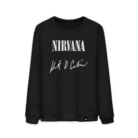 Мужской свитшот хлопок с принтом NIRVANA АВТОГРАФ КУРТА КОБЕЙНА в городе Новоалтайск, 100% хлопок |  | Тематика изображения на принте: nirvana | nirvana smells | nirvana smells like | teen spirit | курт кобейн | нирвана | нирвана песни.