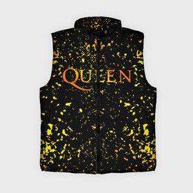 Женский жилет утепленный 3D с принтом Queen в городе Новоалтайск,  |  | 3d | queen | британская | группа | исполнитель | лого | логотип | музыканты | надпись | рок | эмблема