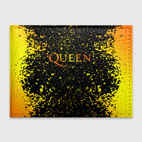 Обложка для студенческого билета с принтом Queen в городе Новоалтайск, натуральная кожа | Размер: 11*8 см; Печать на всей внешней стороне | 3d | queen | британская | группа | исполнитель | лого | логотип | музыканты | надпись | рок | эмблема