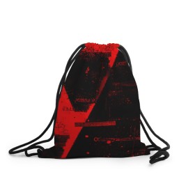 Рюкзак-мешок 3D с принтом Grunge art red в городе Новоалтайск, 100% полиэстер | плотность ткани — 200 г/м2, размер — 35 х 45 см; лямки — толстые шнурки, застежка на шнуровке, без карманов и подкладки | art | grunge | red | арт | буквы | гранж | красный | надпись | символы | слова | сообщение | текст | фраза | фразы