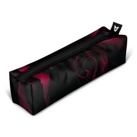 Пенал 3D с принтом Dark Rose в городе Новоалтайск, 100% полиэстер | плотная ткань, застежка на молнии | art | dark | flower | red | rose | арт | бутон | лепестки | роза | текстура | темный | цветы