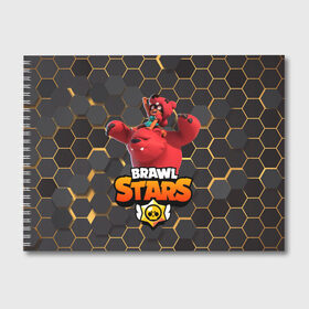 Альбом для рисования с принтом Nita Brawl Stars в городе Новоалтайск, 100% бумага
 | матовая бумага, плотность 200 мг. | Тематика изображения на принте: bear | brawl | brawl stars | nita | nita bear | nita brawl | бравл | бравл старс | нита | нита бравл | нита медведь