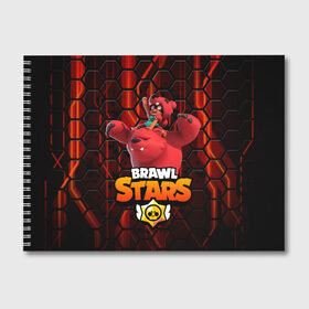Альбом для рисования с принтом Nita Brawl Stars в городе Новоалтайск, 100% бумага
 | матовая бумага, плотность 200 мг. | Тематика изображения на принте: bear | brawl | brawl stars | nita | nita bear | nita brawl | бравл | бравл старс | нита | нита бравл | нита медведь