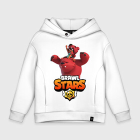 Детское худи Oversize хлопок с принтом Nita Brawl Stars в городе Новоалтайск, френч-терри — 70% хлопок, 30% полиэстер. Мягкий теплый начес внутри —100% хлопок | боковые карманы, эластичные манжеты и нижняя кромка, капюшон на магнитной кнопке | bear | brawl | brawl stars | nita | nita bear | nita brawl | бравл | бравл старс | нита | нита бравл | нита медведь