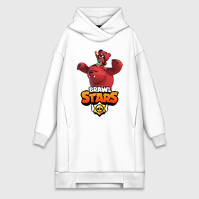 Платье-худи хлопок с принтом Nita Brawl Stars в городе Новоалтайск,  |  | bear | brawl | brawl stars | nita | nita bear | nita brawl | бравл | бравл старс | нита | нита бравл | нита медведь