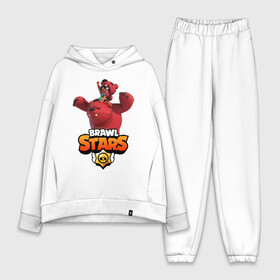Женский костюм хлопок Oversize с принтом Nita Brawl Stars в городе Новоалтайск,  |  | bear | brawl | brawl stars | nita | nita bear | nita brawl | бравл | бравл старс | нита | нита бравл | нита медведь