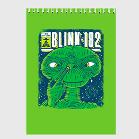 Скетчбук с принтом Blink-182 (9) в городе Новоалтайск, 100% бумага
 | 48 листов, плотность листов — 100 г/м2, плотность картонной обложки — 250 г/м2. Листы скреплены сверху удобной пружинной спиралью | Тематика изображения на принте: blink | music | rock | блинк | музыка | рок