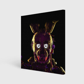 Холст квадратный с принтом FNAF [2] в городе Новоалтайск, 100% ПВХ |  | bonnie | chika | five nights at freddys | foxy | freddy | game | horror | бони | пять ночей с фредди | фнаф | фокси | фредди | чика