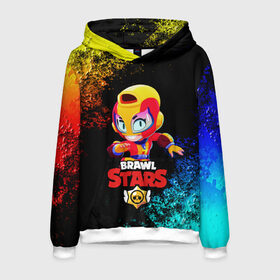 Мужская толстовка 3D с принтом Brawl Stars MAX в городе Новоалтайск, 100% полиэстер | двухслойный капюшон со шнурком для регулировки, мягкие манжеты на рукавах и по низу толстовки, спереди карман-кенгуру с мягким внутренним слоем. | 8 bit | 8 бит | bibi | brawl | brawl stars | crow | leon | max | spike | sprout | stars | бравл | бравл старс | браво старс | игра | компьютерная | кров | леон | онлайн | старс