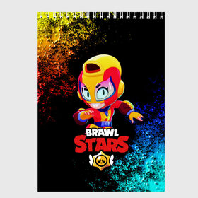 Скетчбук с принтом Brawl Stars MAX в городе Новоалтайск, 100% бумага
 | 48 листов, плотность листов — 100 г/м2, плотность картонной обложки — 250 г/м2. Листы скреплены сверху удобной пружинной спиралью | 8 bit | 8 бит | bibi | brawl | brawl stars | crow | leon | max | spike | sprout | stars | бравл | бравл старс | браво старс | игра | компьютерная | кров | леон | онлайн | старс