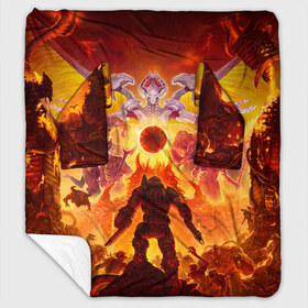 Плед с рукавами Doom eternal: в городе Новоалтайск, 100% полиэстер | Закругленные углы, все края обработаны. Ткань не мнется и не растягивается. Размер 170*145 | doom | doom eternal | game | дум | женские | игры | иллюстрация | кино | мужские | персонаж | фильм