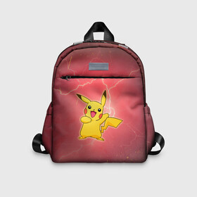 Детский рюкзак 3D с принтом Pokemon в городе Новоалтайск, 100% полиэстер | лямки с регулируемой длиной, сверху петелька, чтобы рюкзак можно было повесить на вешалку. Основное отделение закрывается на молнию, как и внешний карман. Внутри дополнительный карман. По бокам два дополнительных кармашка | Тематика изображения на принте: game | pika pika | pikachu | pokemon | арт | женские темы | игра | кино | лого | мужские | пика | пика пика | пикачу | подарка | покемон | фильм