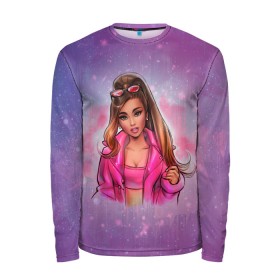 Мужской лонгслив 3D с принтом Ariana Grande в городе Новоалтайск, 100% полиэстер | длинные рукава, круглый вырез горловины, полуприлегающий силуэт | ariana grande | music | singer | альбом | ариана гранде | арт | девушки | звезда | знаменитость | любимые | музыка | певцы | персонаж | портрет | сша