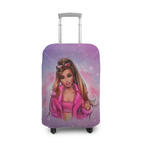 Чехол для чемодана 3D с принтом Ariana Grande в городе Новоалтайск, 86% полиэфир, 14% спандекс | двустороннее нанесение принта, прорези для ручек и колес | ariana grande | music | singer | альбом | ариана гранде | арт | девушки | звезда | знаменитость | любимые | музыка | певцы | персонаж | портрет | сша