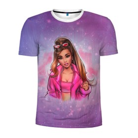 Мужская футболка 3D спортивная с принтом Ariana Grande в городе Новоалтайск, 100% полиэстер с улучшенными характеристиками | приталенный силуэт, круглая горловина, широкие плечи, сужается к линии бедра | ariana grande | music | singer | альбом | ариана гранде | арт | девушки | звезда | знаменитость | любимые | музыка | певцы | персонаж | портрет | сша