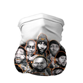 Бандана-труба 3D с принтом Wu-Tang Clan. в городе Новоалтайск, 100% полиэстер, ткань с особыми свойствами — Activecool | плотность 150‒180 г/м2; хорошо тянется, но сохраняет форму | genius gza | method man | razor rza | wu tang | wu tang clan | ву танг клан | гангста рэп | гангстеры | девяти человек | музыка | хип хоп