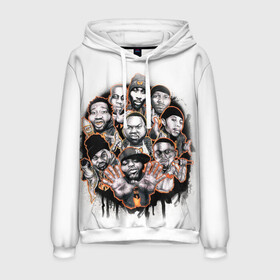 Мужская толстовка 3D с принтом Wu-Tang Clan в городе Новоалтайск, 100% полиэстер | двухслойный капюшон со шнурком для регулировки, мягкие манжеты на рукавах и по низу толстовки, спереди карман-кенгуру с мягким внутренним слоем. | genius gza | method man | razor rza | wu tang | wu tang clan | ву танг клан | гангста рэп | гангстеры | девяти человек | музыка | хип хоп