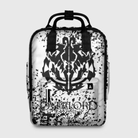 Женский рюкзак 3D с принтом Overlord. в городе Новоалтайск, 100% полиэстер | лямки с регулируемой длиной, сверху ручки, чтобы рюкзак нести как сумку. Основное отделение закрывается на молнию, как и внешний карман. Внутри два дополнительных кармана, один из которых закрывается на молнию. По бокам два дополнительных кармашка, куда поместится маленькая бутылочка
 | overlord | аниме | аниме сериал | вторая мировая война | группа американских десантников | кино | оверлорд | фильмы