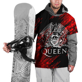 Накидка на куртку 3D с принтом QUEEN. в городе Новоалтайск, 100% полиэстер |  | queen | британская рок группа | квин | куин | кьюин | мистер робот | музыка | рами малек | рок | рок музыка | фредди меркьюри