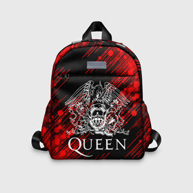 Детский рюкзак 3D с принтом QUEEN. в городе Новоалтайск, 100% полиэстер | лямки с регулируемой длиной, сверху петелька, чтобы рюкзак можно было повесить на вешалку. Основное отделение закрывается на молнию, как и внешний карман. Внутри дополнительный карман. По бокам два дополнительных кармашка | queen | британская рок группа | квин | куин | кьюин | мистер робот | музыка | рами малек | рок | рок музыка | фредди меркьюри