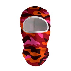 Балаклава 3D с принтом CAMOUFLAGE RED в городе Новоалтайск, 100% полиэстер, ткань с особыми свойствами — Activecool | плотность 150–180 г/м2; хорошо тянется, но при этом сохраняет форму. Закрывает шею, вокруг отверстия для глаз кайма. Единый размер | camouflage | армия | военная форма | военный | вооружение | вооруженные силы | защита | защитный цвет | камуфляж | красный | маскировка | солдат | униформа | форма