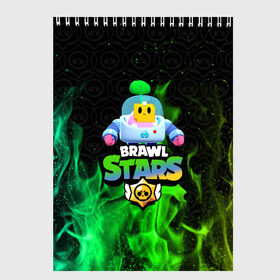 Скетчбук с принтом Sprout Brawl Stars в городе Новоалтайск, 100% бумага
 | 48 листов, плотность листов — 100 г/м2, плотность картонной обложки — 250 г/м2. Листы скреплены сверху удобной пружинной спиралью | Тематика изображения на принте: brawl | brawl stars | sprout | бравл | бравл старс | росток | спраут | спраут brawl stars | спроут