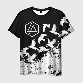Мужская футболка 3D с принтом LINKIN PARK [1] в городе Новоалтайск, 100% полиэфир | прямой крой, круглый вырез горловины, длина до линии бедер | linkin | linkin park | music | park | rock | линкин | линкин парк | музыка | парк | рок