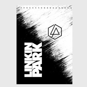 Скетчбук с принтом LINKIN PARK [3] в городе Новоалтайск, 100% бумага
 | 48 листов, плотность листов — 100 г/м2, плотность картонной обложки — 250 г/м2. Листы скреплены сверху удобной пружинной спиралью | Тематика изображения на принте: linkin | linkin park | music | park | rock | линкин | линкин парк | музыка | парк | рок