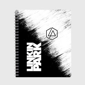 Тетрадь с принтом LINKIN PARK [3] в городе Новоалтайск, 100% бумага | 48 листов, плотность листов — 60 г/м2, плотность картонной обложки — 250 г/м2. Листы скреплены сбоку удобной пружинной спиралью. Уголки страниц и обложки скругленные. Цвет линий — светло-серый
 | linkin | linkin park | music | park | rock | линкин | линкин парк | музыка | парк | рок