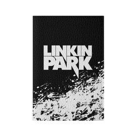 Обложка для паспорта матовая кожа с принтом LINKIN PARK [4] в городе Новоалтайск, натуральная матовая кожа | размер 19,3 х 13,7 см; прозрачные пластиковые крепления | linkin | linkin park | music | park | rock | линкин | линкин парк | музыка | парк | рок