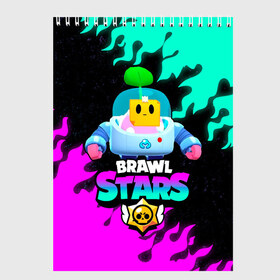 Скетчбук с принтом BRAWL STARS (SPROUT) [26] в городе Новоалтайск, 100% бумага
 | 48 листов, плотность листов — 100 г/м2, плотность картонной обложки — 250 г/м2. Листы скреплены сверху удобной пружинной спиралью | Тематика изображения на принте: 8 bit | android | brawl | brawl stars | clash | clash royale | game | leon | royale | sprout | stars | андроид | игра | кольт | леон | мобильные игры | спраут