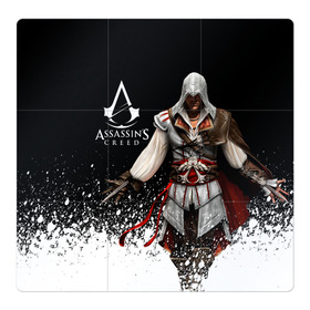 Магнитный плакат 3Х3 с принтом Assassin’s Creed [04] в городе Новоалтайск, Полимерный материал с магнитным слоем | 9 деталей размером 9*9 см | Тематика изображения на принте: ezio | game | ubisoft | ассасин крид | кредо ассасина | эцио