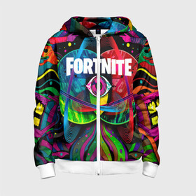 Детская толстовка 3D на молнии с принтом TRAVIS SCOTT X FORTNITE. в городе Новоалтайск, 100% полиэстер |  манжеты и пояс оформлены широкой мягкой резинкой, двухслойный капюшон со шнурком для регулировки, спереди карманы и застежка-молния
 | Тематика изображения на принте: astronomical | astroworld | cactus jack | fortnite | jack boys | la flame | rodeo | travis scott | кактус джек | пламя | трэвис скотт | фортнайт