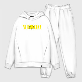 Мужской костюм хлопок OVERSIZE с принтом NIRVANA в городе Новоалтайск,  |  | nirvana | nirvana smells like | rock | teen spirit | курт кобейн | нирвана | песни | рок.