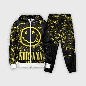 Детский костюм 3D с принтом NIRVANA в городе Новоалтайск,  |  | nirvana | nirvana smells like | rock | teen spirit | курт кобейн | нирвана | песни | рок.