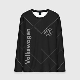 Мужской лонгслив 3D с принтом VOLKSWAGEN. в городе Новоалтайск, 100% полиэстер | длинные рукава, круглый вырез горловины, полуприлегающий силуэт | abstract | auto | brand | car | geometry | sport | texture | volkswagen | абстракция | авто | автомобильные | бренд | геометрия | классика | машины | модные | спорт | стиль | текстура | фольксваген