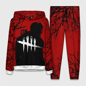 Женский костюм 3D (с толстовкой) с принтом DEAD BY DAYLIGHT. в городе Новоалтайск,  |  | dbd | dead by daylight | survival horror | дбд | мертвы к рассвету