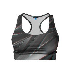 Женский спортивный топ 3D с принтом GEOMETRY STRIPES GLITCH в городе Новоалтайск, 82% полиэстер, 18% спандекс Ткань безопасна для здоровья, позволяет коже дышать, не мнется и не растягивается |  | abstraction | geometry | hexagon | stripes | text | texture | абстракция | геометрия | красный | линии | неон | неоновый | полосы | соты | текстура | фигуры | черный