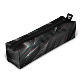 Пенал 3D с принтом GEOMETRY STRIPES GLITCH в городе Новоалтайск, 100% полиэстер | плотная ткань, застежка на молнии | abstraction | geometry | hexagon | stripes | text | texture | абстракция | геометрия | красный | линии | неон | неоновый | полосы | соты | текстура | фигуры | черный