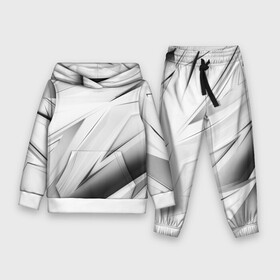 Детский костюм 3D (с толстовкой) с принтом GEOMETRY STRIPES WHITE в городе Новоалтайск,  |  | Тематика изображения на принте: abstraction | geometry | hexagon | stripes | text | texture | абстракция | геометрия | красный | линии | неон | неоновый | полосы | соты | текстура | фигуры | черный