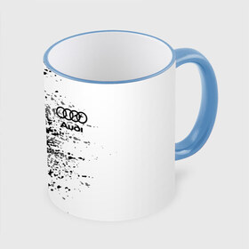 Кружка с принтом AUDI. в городе Новоалтайск, керамика | ёмкость 330 мл | abstract | audi | auto | brand | car | geometry | sport | texture | абстракция | авто | автомобильные | ауди | бренд | геометрия | классика | машины | модные | спорт | стиль | текстура