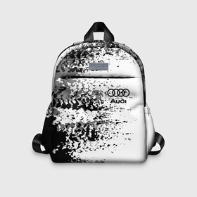 Детский рюкзак 3D с принтом AUDI. в городе Новоалтайск, 100% полиэстер | лямки с регулируемой длиной, сверху петелька, чтобы рюкзак можно было повесить на вешалку. Основное отделение закрывается на молнию, как и внешний карман. Внутри дополнительный карман. По бокам два дополнительных кармашка | Тематика изображения на принте: abstract | audi | auto | brand | car | geometry | sport | texture | абстракция | авто | автомобильные | ауди | бренд | геометрия | классика | машины | модные | спорт | стиль | текстура