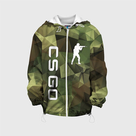 Детская куртка 3D с принтом CS GO CAMOUFLAGE в городе Новоалтайск, 100% полиэстер | застежка — молния, подол и капюшон оформлены резинкой с фиксаторами, по бокам — два кармана без застежек, один потайной карман на груди, плотность верхнего слоя — 90 г/м2; плотность флисового подклада — 260 г/м2 | Тематика изображения на принте: astralis | awp | counter strike | cs go | cs go global offensive | cs:go | faze clan | hyper beast | team liquid | астралис | кс го | тим ликвид | фейз клан | хайпер бист