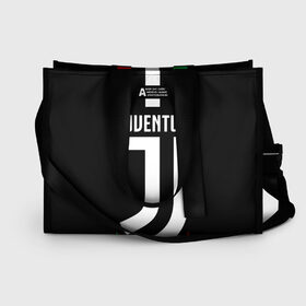 Сумка-шоппер 3D с принтом JUVENTUS в городе Новоалтайск, 100% полиэстер | застегивается на металлическую кнопку; внутренний карман застегивается на молнию. Стенки укреплены специальным мягким материалом, чтобы защитить содержимое от несильных ударов
 | cr7 | fc juventus | football | juve | juventus | ronaldo | sport | роналдо | спорт | футбол | ювентус