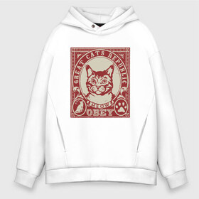 Мужское худи Oversize хлопок с принтом Cats Republic в городе Новоалтайск, френч-терри — 70% хлопок, 30% полиэстер. Мягкий теплый начес внутри —100% хлопок | боковые карманы, эластичные манжеты и нижняя кромка, капюшон на магнитной кнопке | animal | cat | cute | kitty | meow | obey | друг | животные | киска | китти | кот | котенок | котик | кошечка | кошка | лев | леопард | милый | мур | мяу | пантера | питомец | рысь | тигр | улыбка