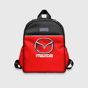 Детский рюкзак 3D с принтом MAZDA в городе Новоалтайск, 100% полиэстер | лямки с регулируемой длиной, сверху петелька, чтобы рюкзак можно было повесить на вешалку. Основное отделение закрывается на молнию, как и внешний карман. Внутри дополнительный карман. По бокам два дополнительных кармашка | Тематика изображения на принте: amg | auto | bmw | honda | jdm | mercedes | nissan | porsche | racing | sport | subar | toyota | автомобил | автомобильные | киа | лексус | марка | машины | митсубиси | ниссан | порше | спорт | субару | тесла | тойота | хонда