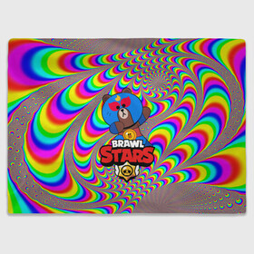 Плед 3D с принтом BRAWL STARS(EL PRIMO) в городе Новоалтайск, 100% полиэстер | закругленные углы, все края обработаны. Ткань не мнется и не растягивается | 8 | 8 bit | bibi | brawl stars | brock | bull | crow | dinomike | el primo | leon | mobile game | mr.p | nita | poko | ricochet | stars | tara | бравл старс | ворон | леон | мобильные игры